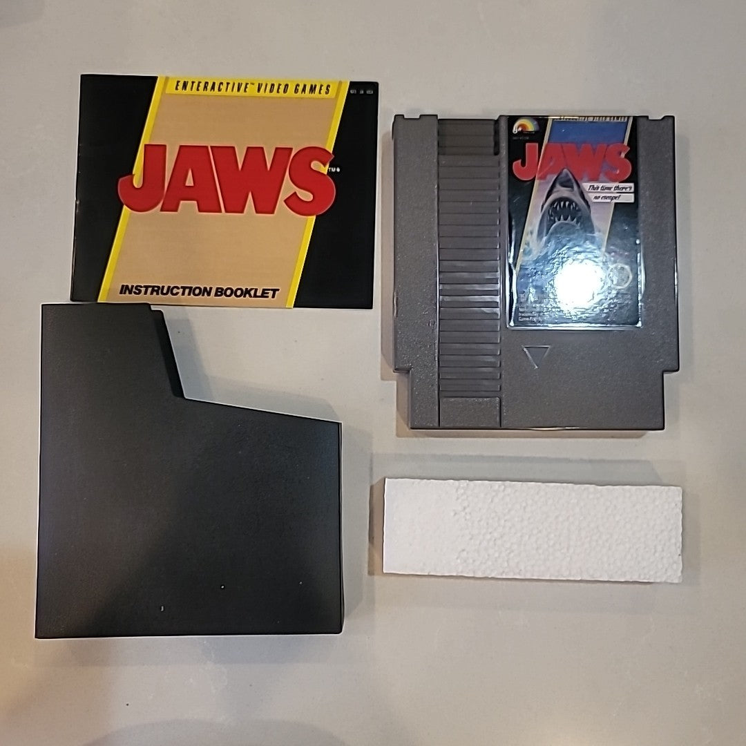 Jaws (Nintendo Entertainment System, 1987) NES Game Cartridge Complete In Box