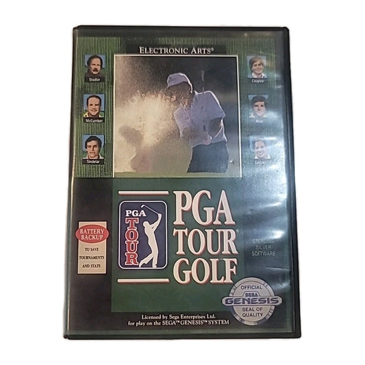 PGA Tour Golf Sega Genesis, No Manual, Cleaned