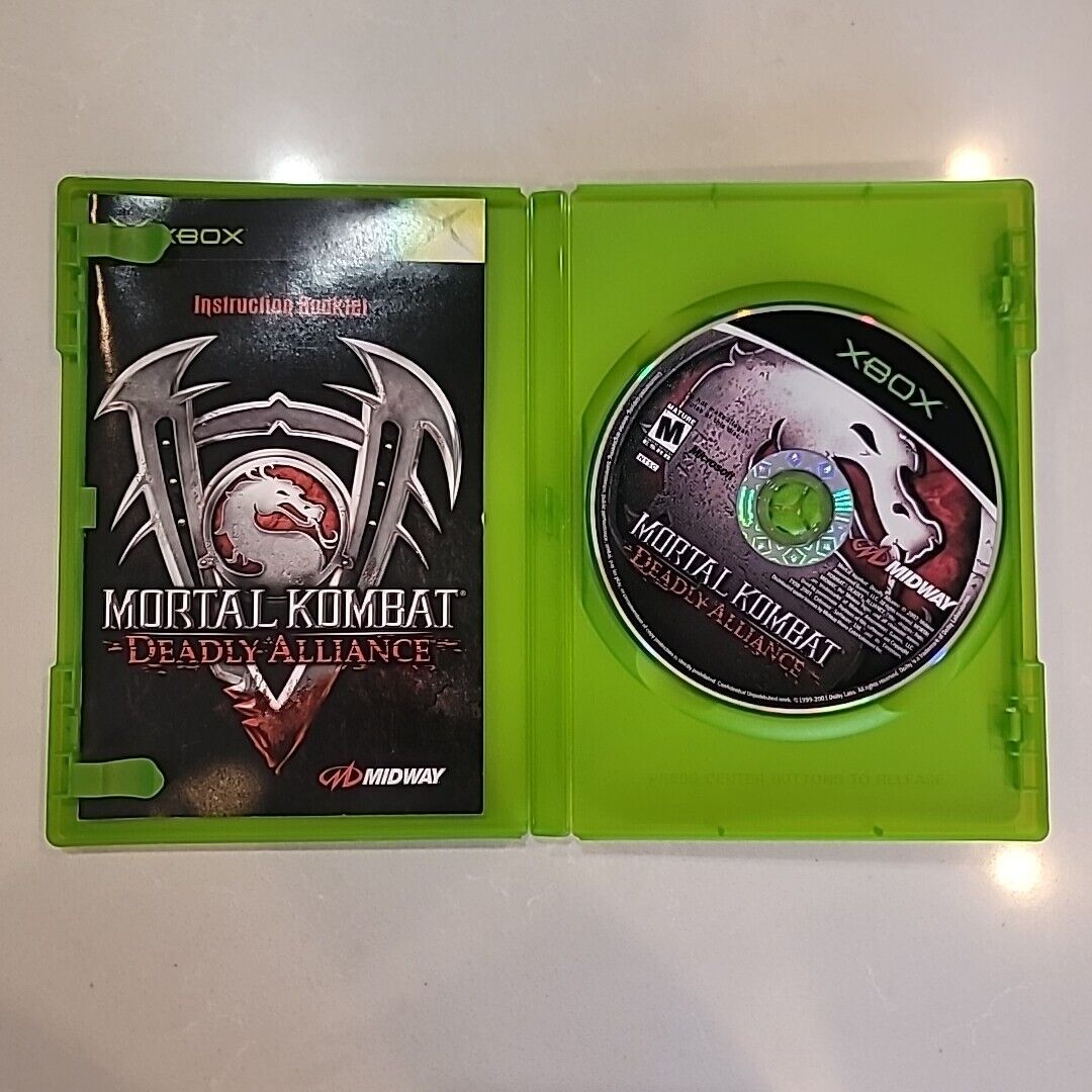 Mortal Kombat Deadly Alliance (Microsoft Xbox) Complete CIB Tested