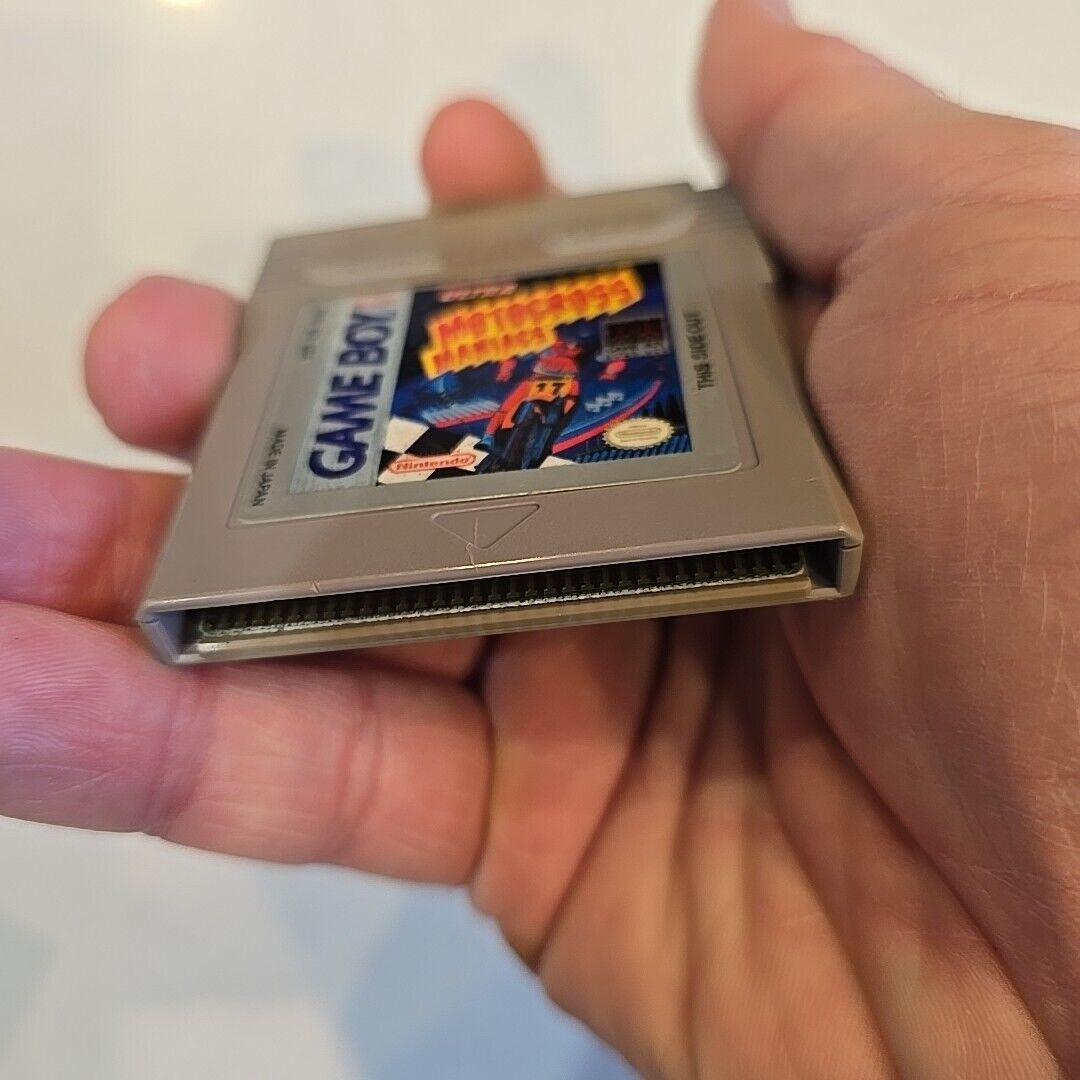 Motocross Maniacs (Nintendo Gameboy 1990) GB Original Game Boy Cartridge TESTED