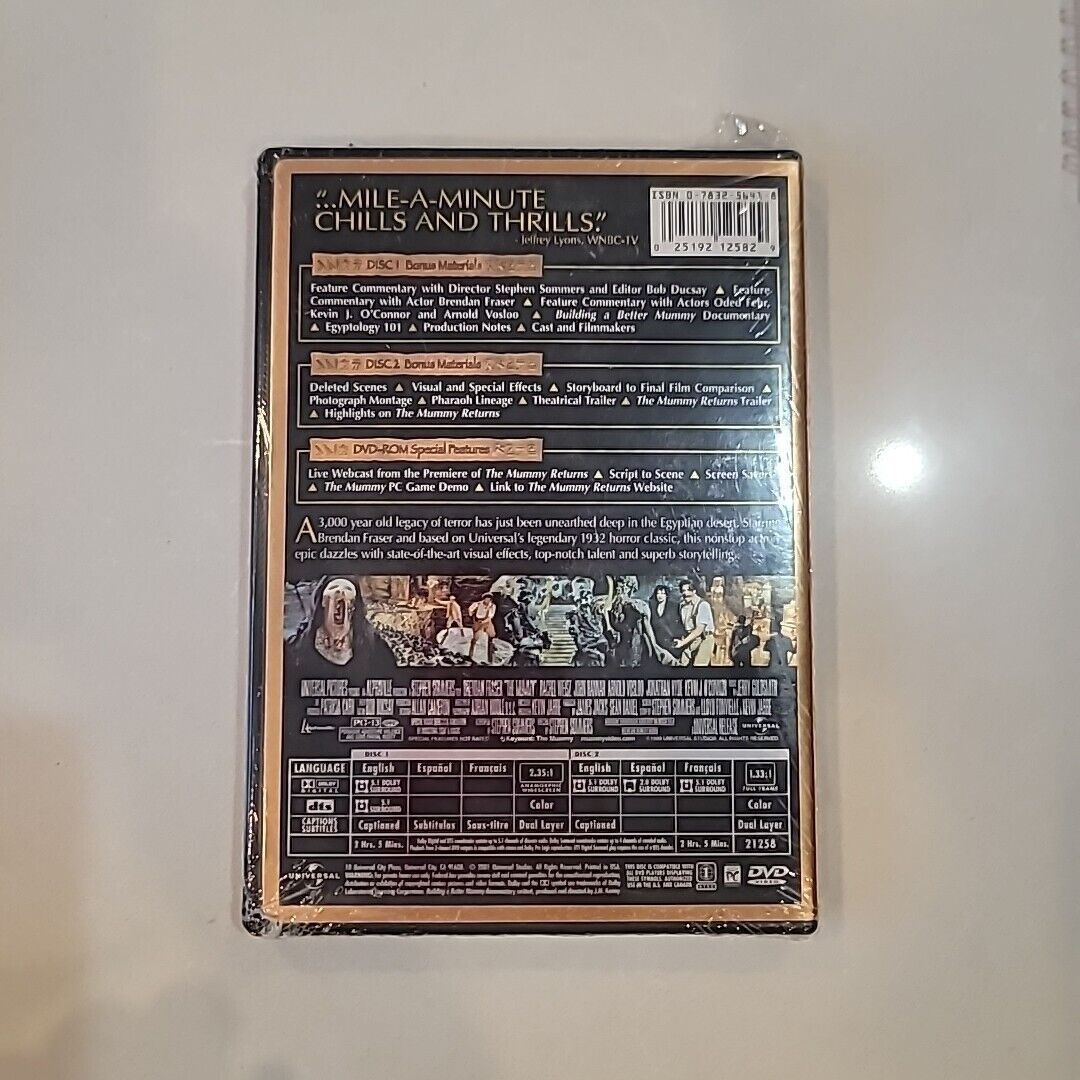 The Mummy (DVD, Full Screen, 2-Disc Ultimate Edition) NEW Sealed