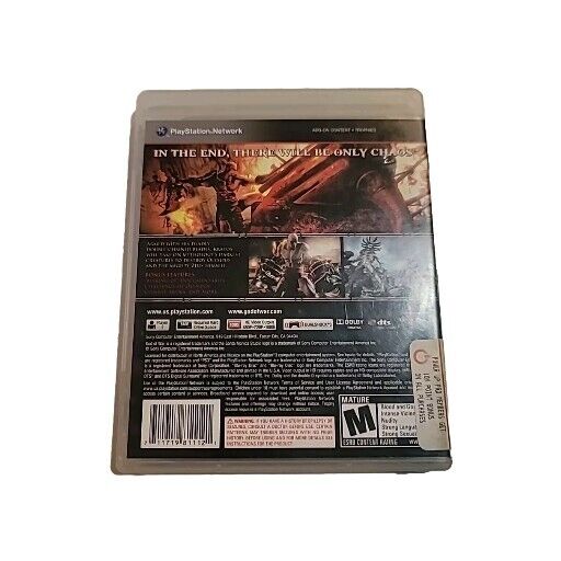 Playstation PS3 God of War III CIB Complete With Manual Tested
