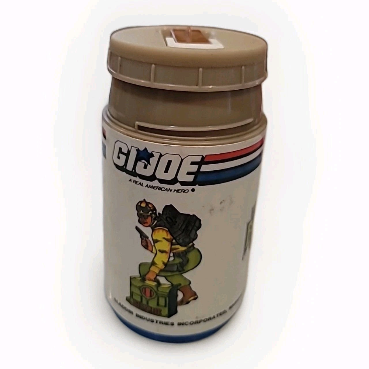 Vintage GI Joe Aladdin A Real American Hero Plastic Thermos Hasbro 1988- used
