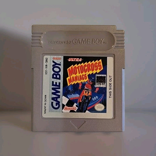 Motocross Maniacs (Nintendo Gameboy 1990) GB Original Game Boy Cartridge TESTED