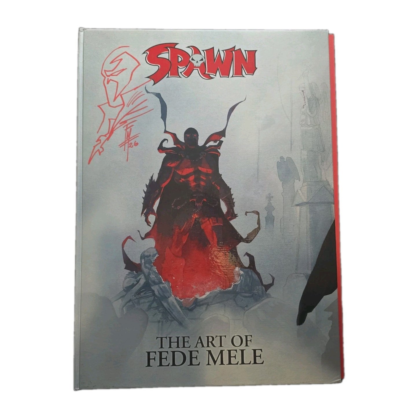 SPAWN Art PORFOLIO 10X14 Comic Art Federico MELE With Remark On Cover