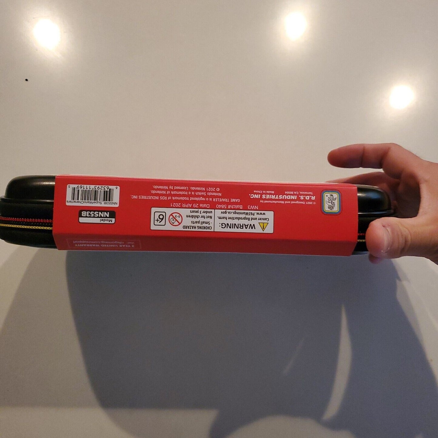 NEW! Nintendo Switch Super Mario Game Traveler Deluxe Case Adjustable Stand