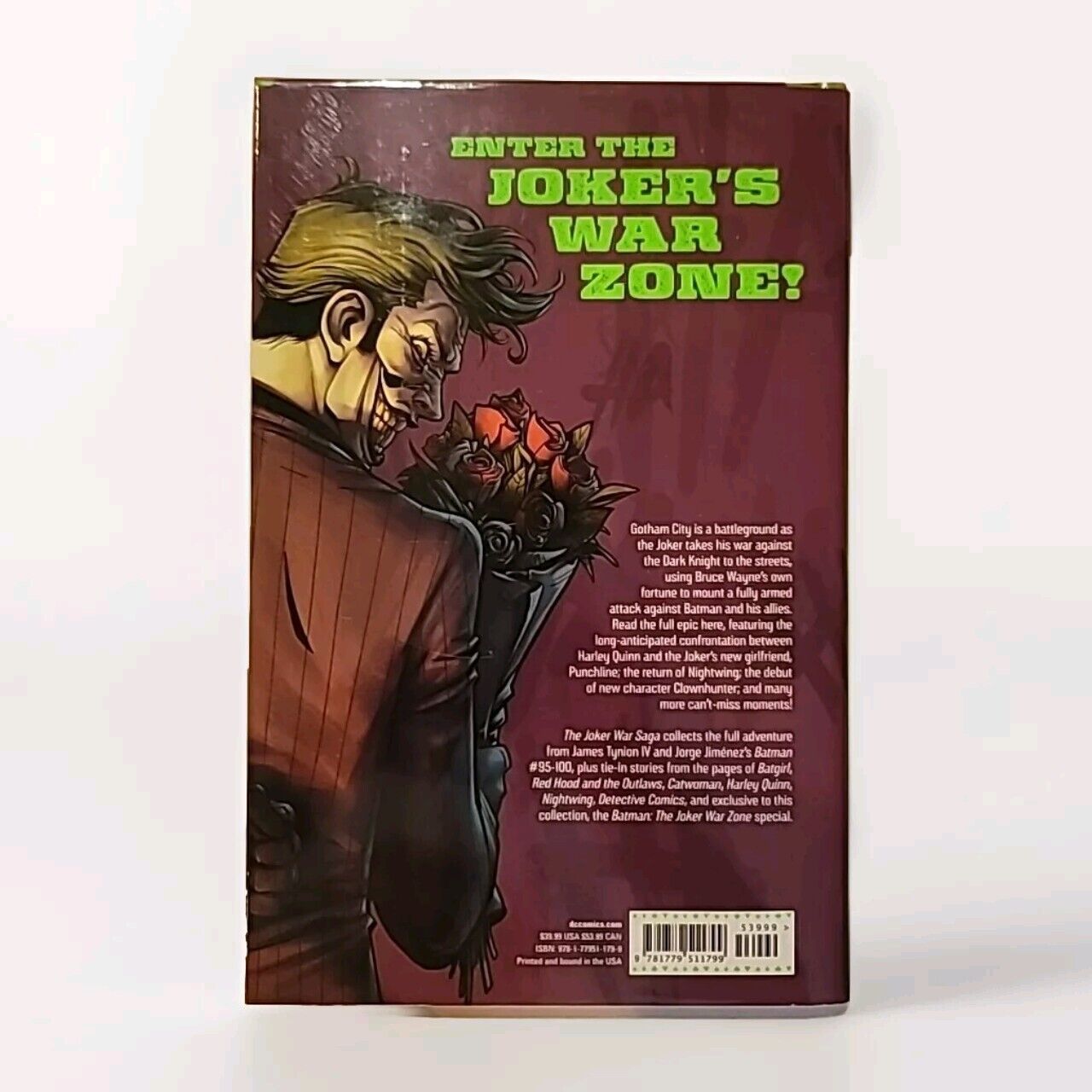 THE JOKER WAR SAGA DC Comics 2021 HC James Tynion IV