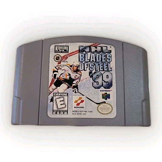 NHL Blades of Steel ‘99 Nintendo 64 N64  Authentic Cleaned Tested Retro Hockey