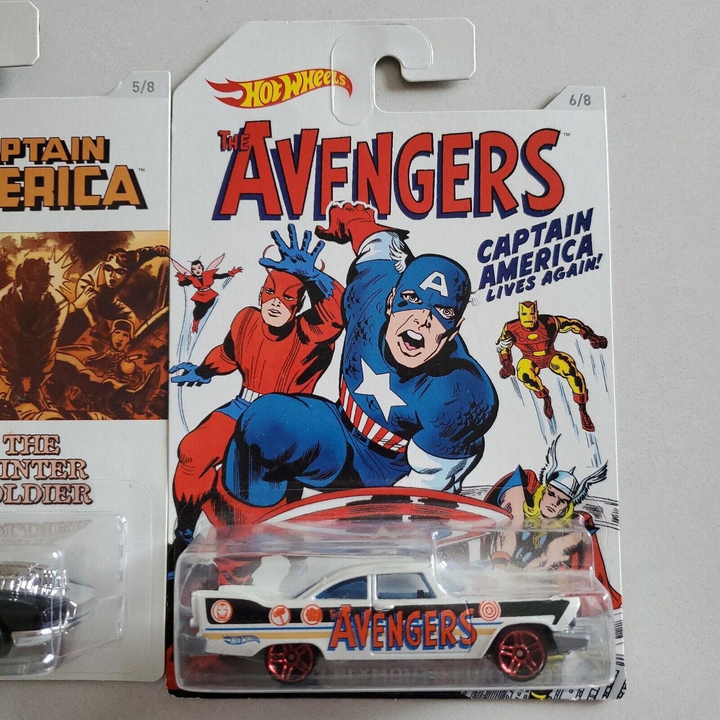 HOT WHEELS CAPTAIN AMERICA and Winter Soldier 57 Plymouth Fury