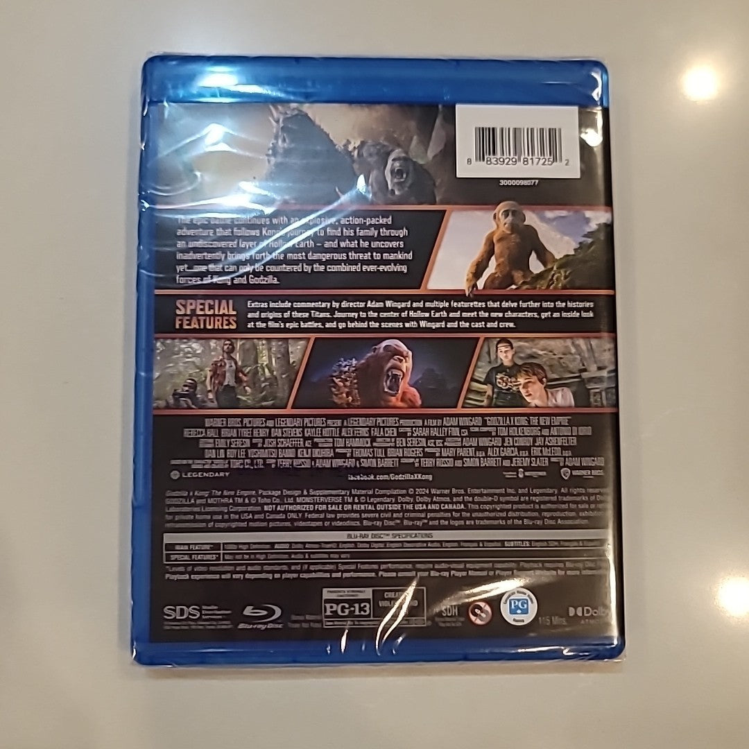 Godzilla x Kong The New Empire Blu-ray  NEW