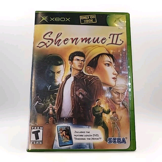 Shenmue II 2 Original XBOX Complete w/ Manual & DVD CIB