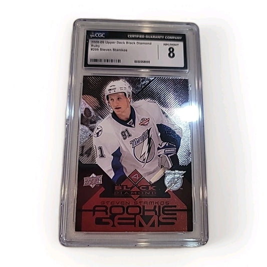 2008-09  UPPER DECK BLACK DIAMOND RUBY  #209 STEVEN STAMKOS Nm/Mint 8