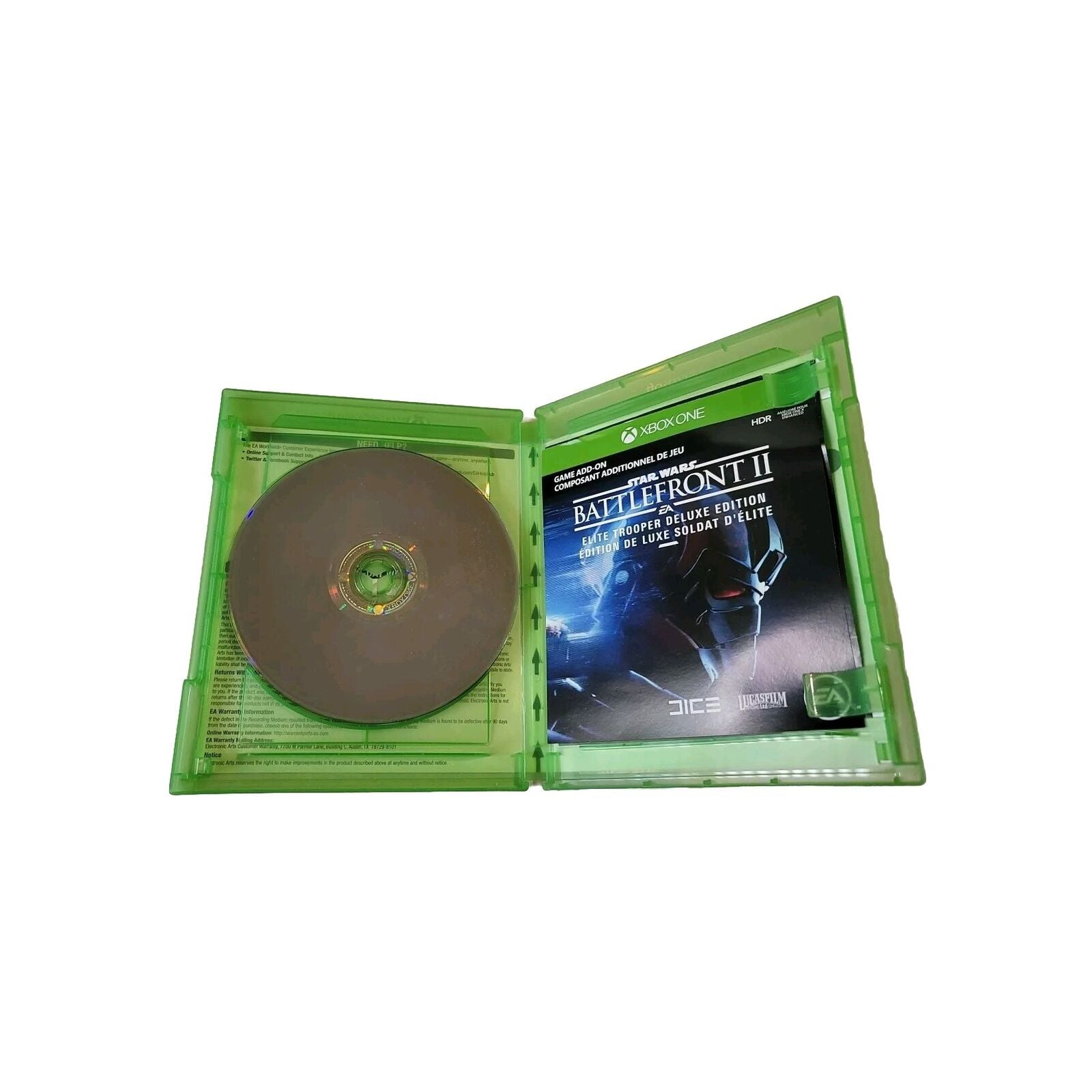 Star Wars Battlefront II Elite Trooper Deluxe Edition Xbox One Complete CIB