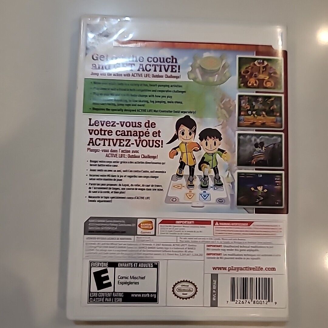 Nintendo Wii Outdoor Challenge Active Life Game and Mat Controller - Tested