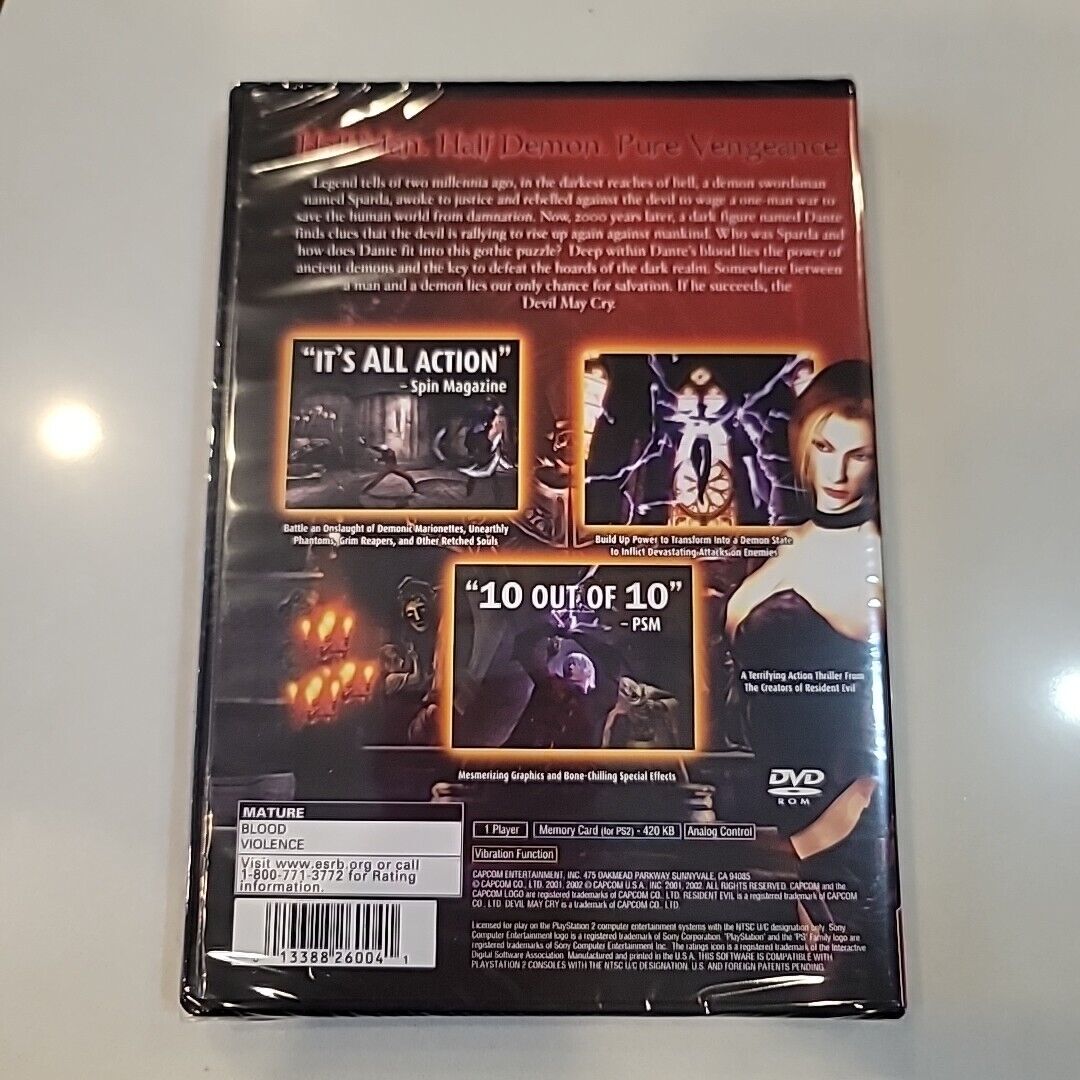Devil May Cry Greatest Hits (Sony PlayStation 2) PS2 Sealed