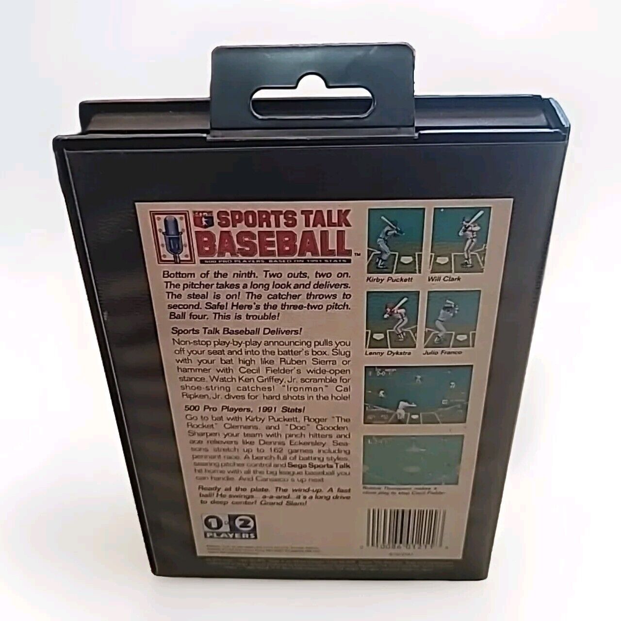 Sports Talk Baseball Sega Genesis Complete in Box Tested & Working
