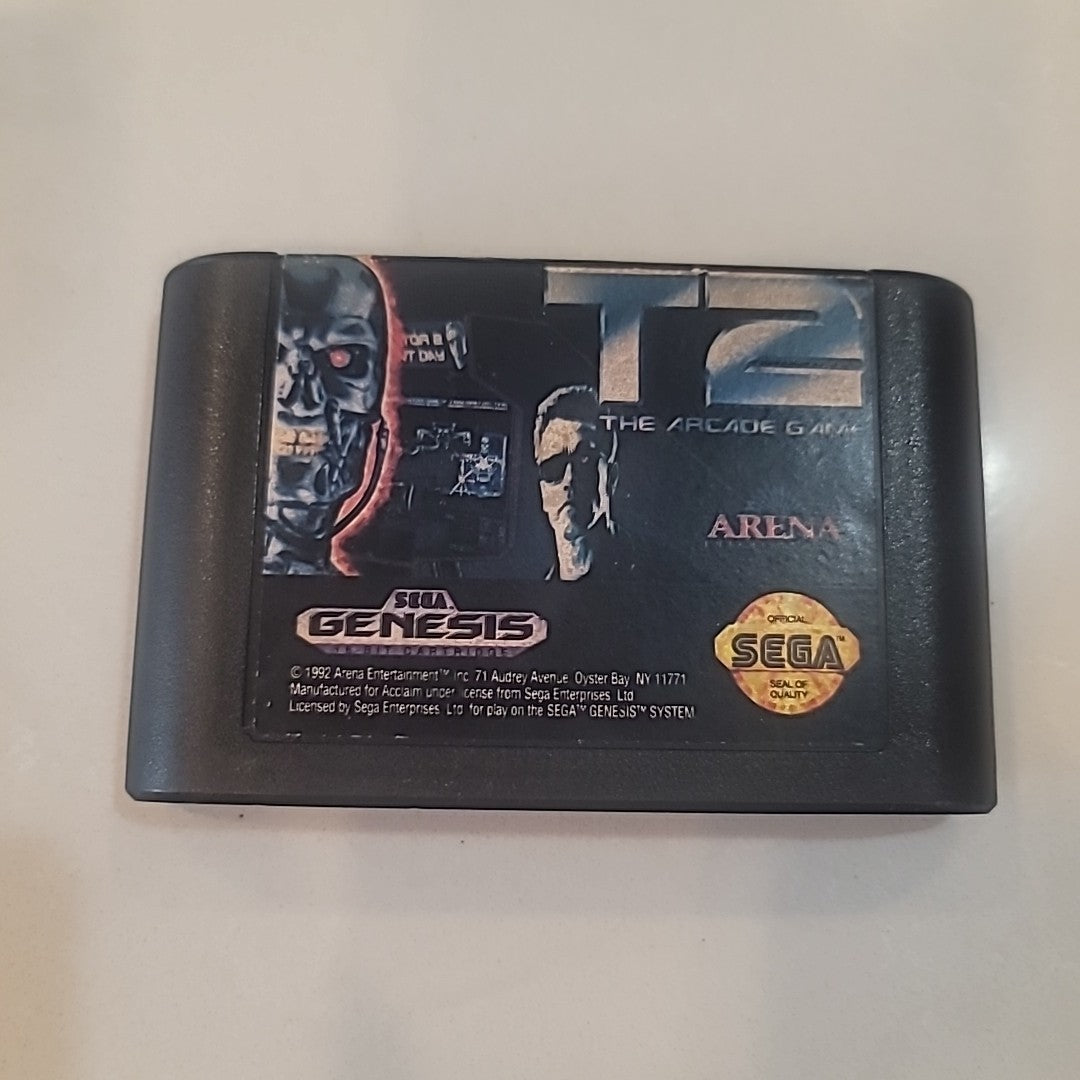 T2: Terminator 2 The Arcade Game (Sega Genesis) - No Manual