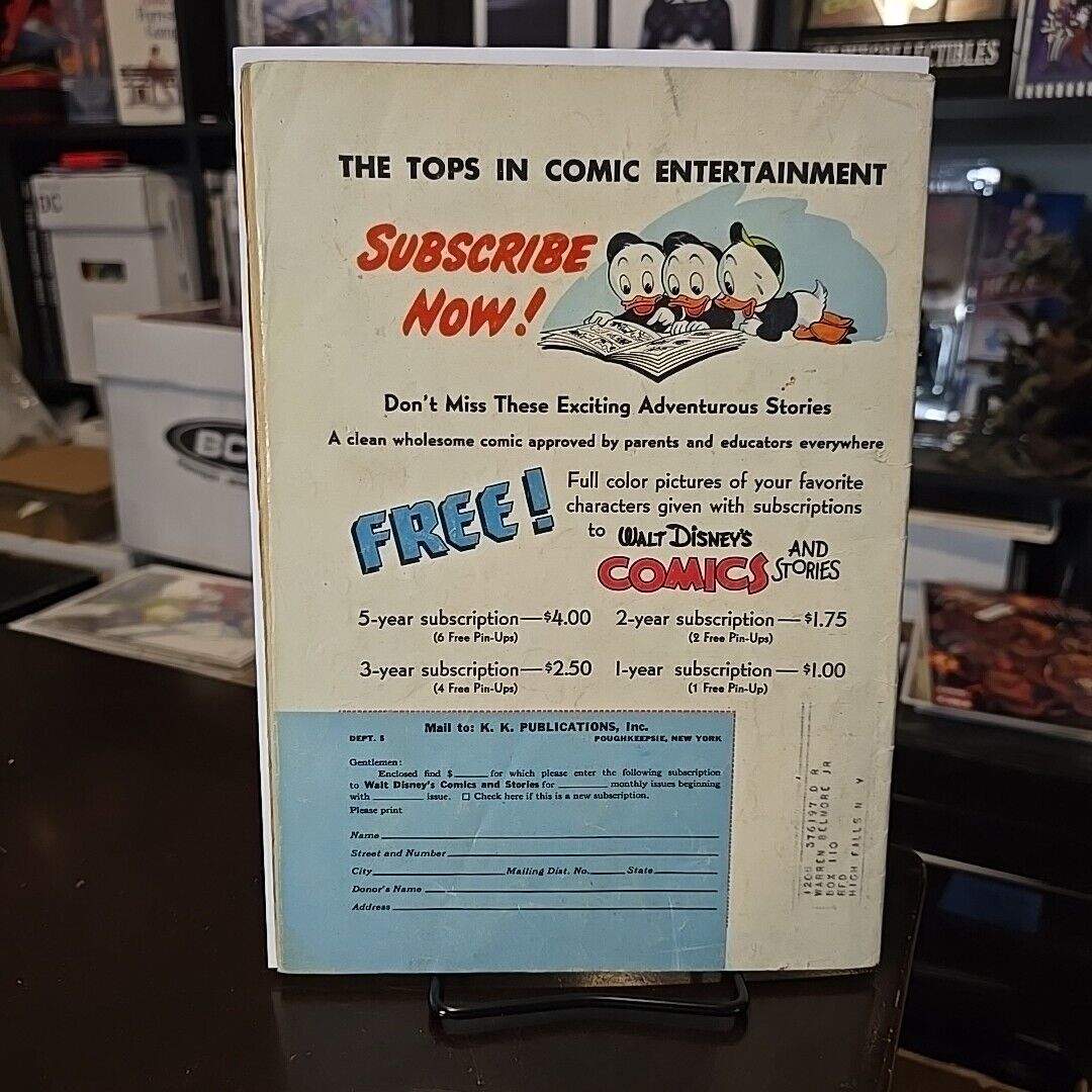 Dell Comics Walt Disney's COMICS And Stories #116 VG 4.0