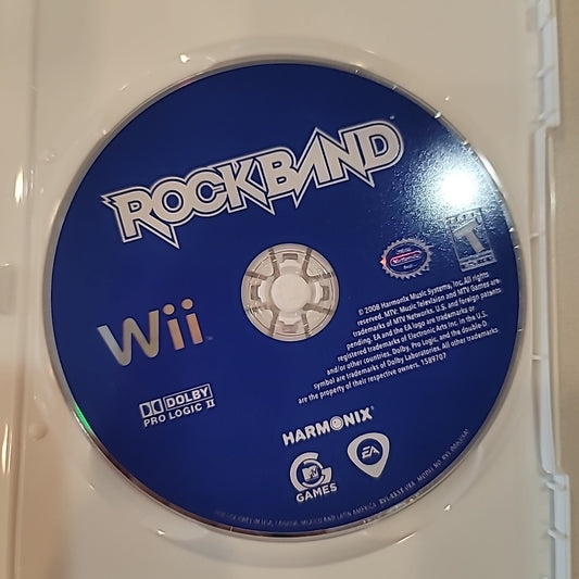 Rock Band (Nintendo Wii disc only, 2008)