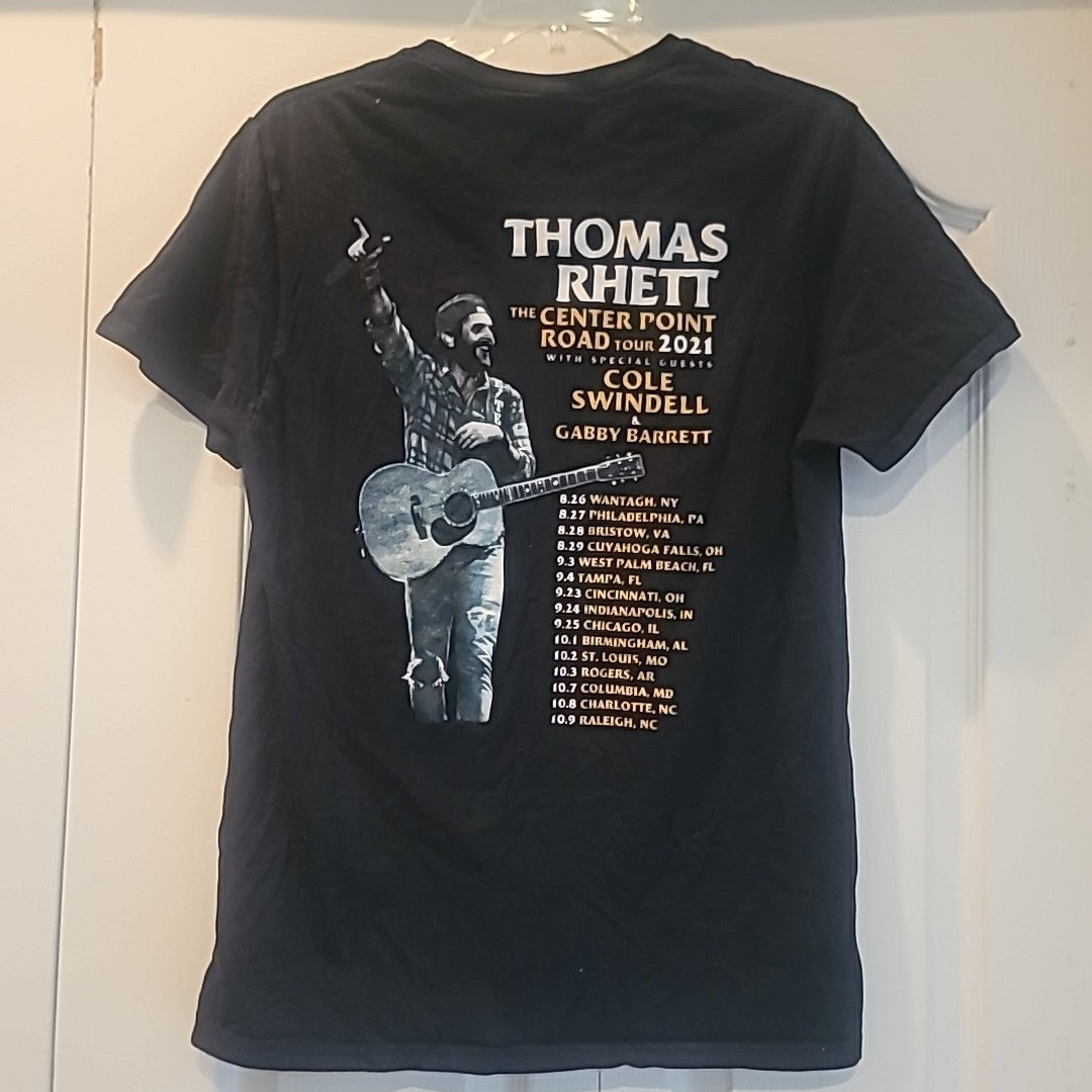 Thomas Rhett Shirt Adult  Medium/ Center Point Road Tour Tee Short Sleeve 2021