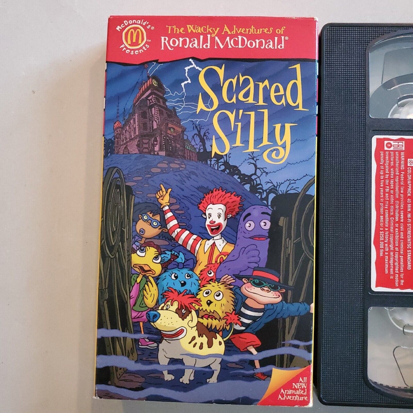 The Wacky Adventures of Ronald McDonald : SCARED SILLY (VHS 1998)