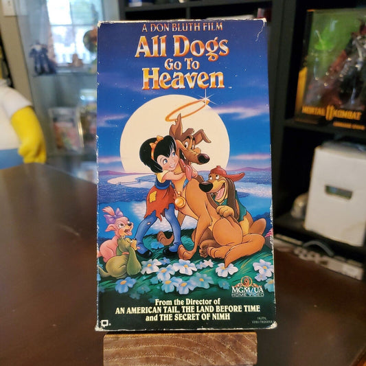 ALL DOGS GO TO HEAVEN MGM/UA VIDEO VHS 1989/90