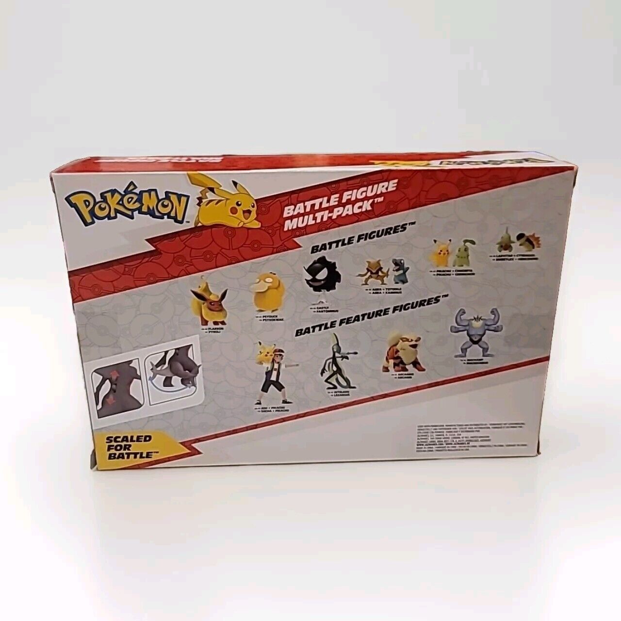 Pokemon Battle Figure 8 Pcs Gift Set Pikachu Eevee Lucario Garchomp Statue Toy