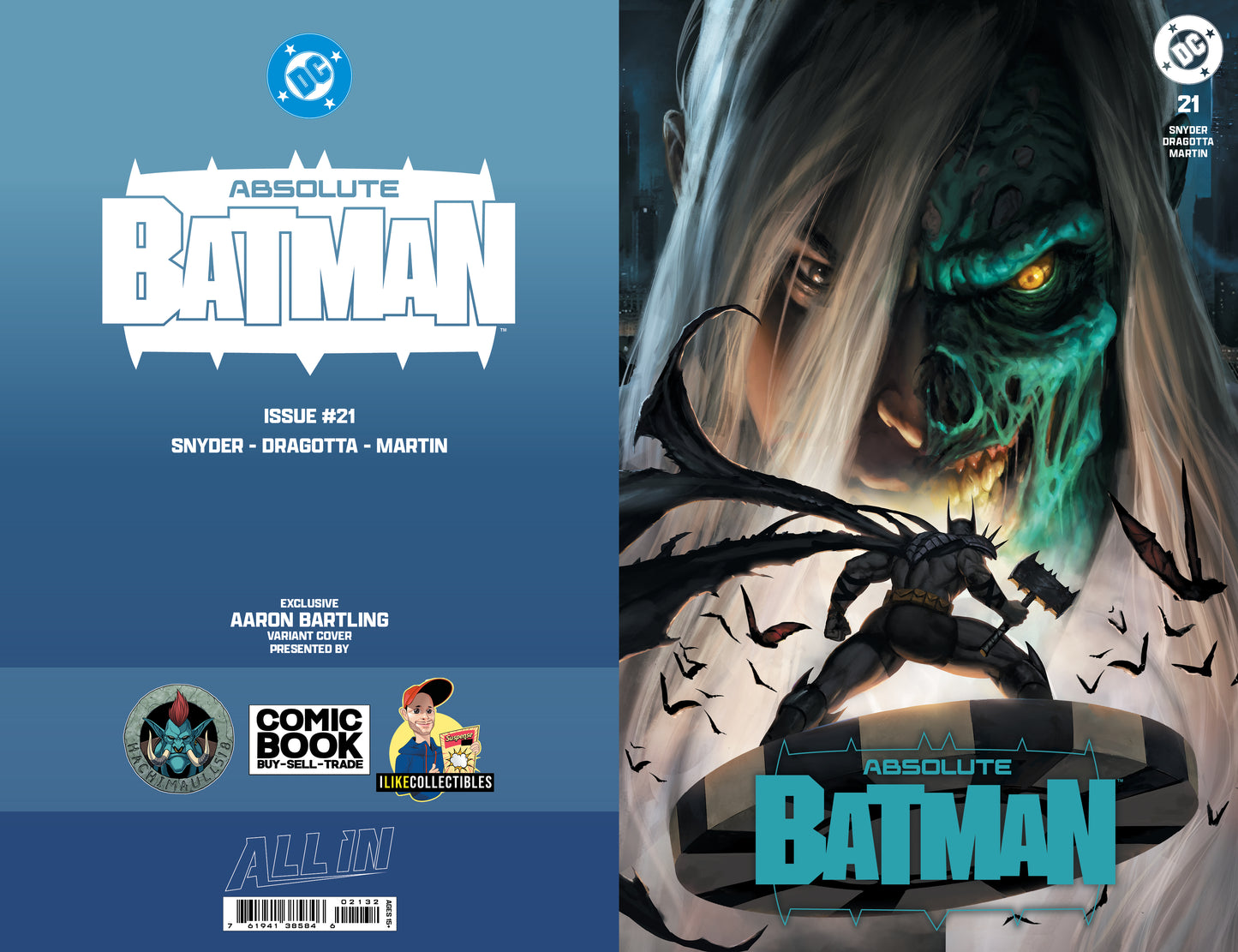 Absolute Batman #21 I LIKE COLLECTIBLES EXCLUSIVE by AARON BARTLING PRE-ORDER
