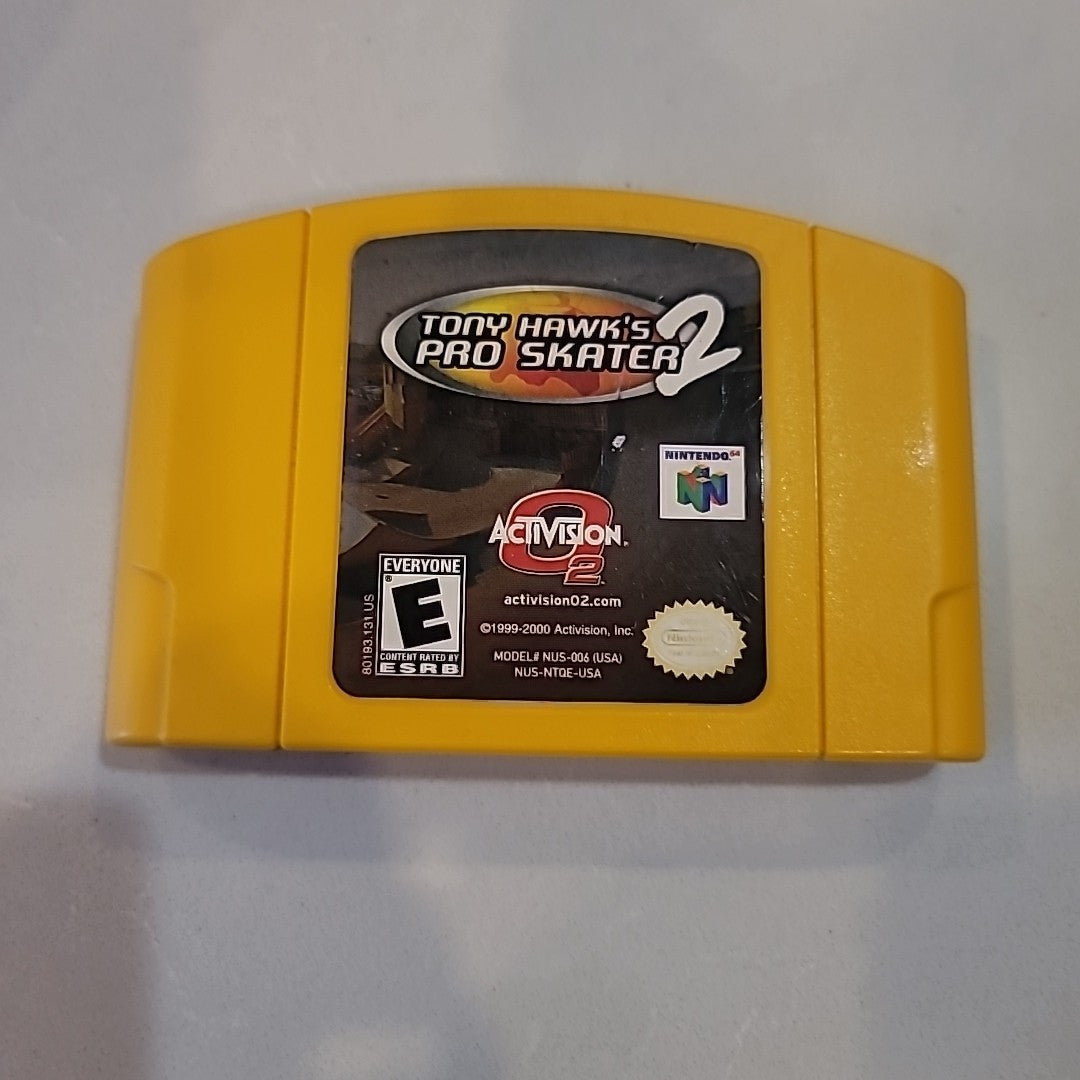 Tony Hawk's Pro Skater 2 N64 Nintendo 64 Complete CIB Good Condition! RARE!