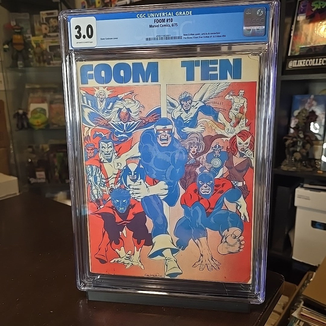 Foom #10 CGC 3.0 PRE-DATES GIANT SIZE X-MEN #1 & #94 New X-Men