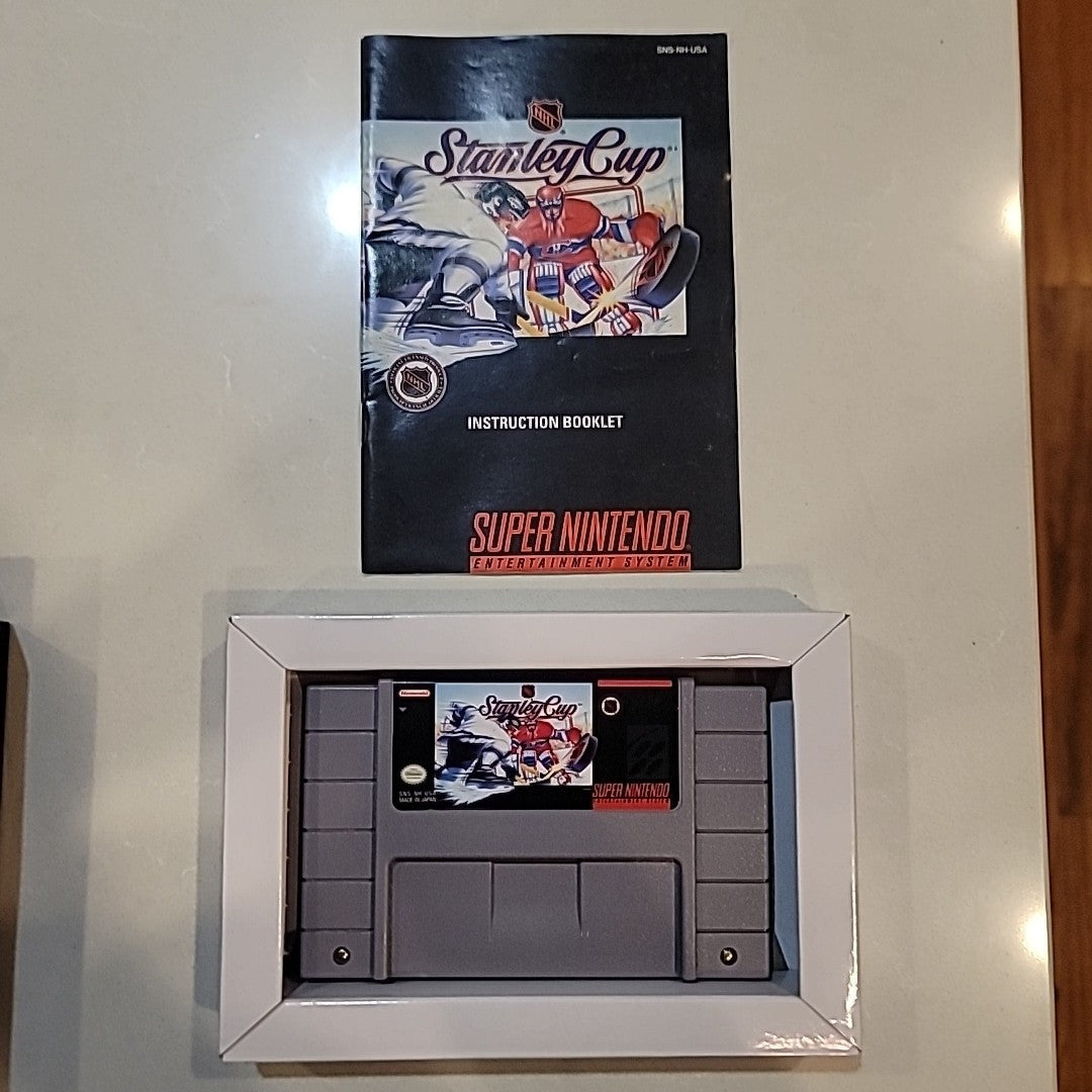 NHL Stanley Cup SNES Super Nintendo Complete CIB