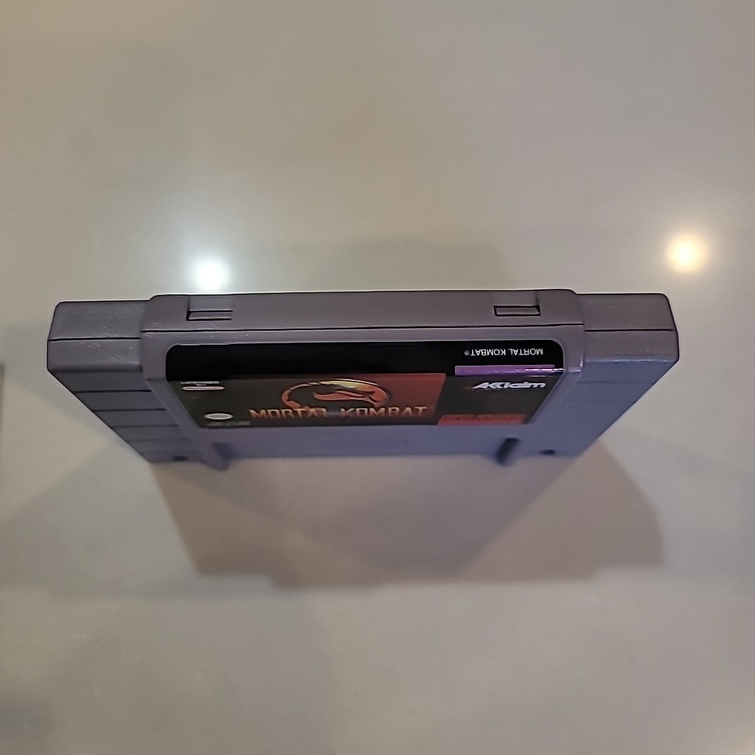 Super Nintendo SNES Mortal Kombat CIB Complete In Box manual cartridge