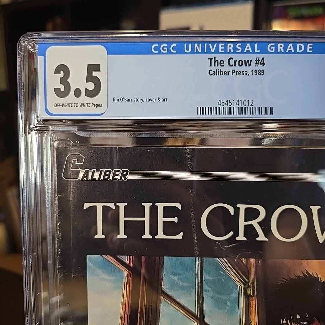 THE CROW 4 CGC 3.5 OW White Pages Last Issue 1989 Caliber Press RARE!