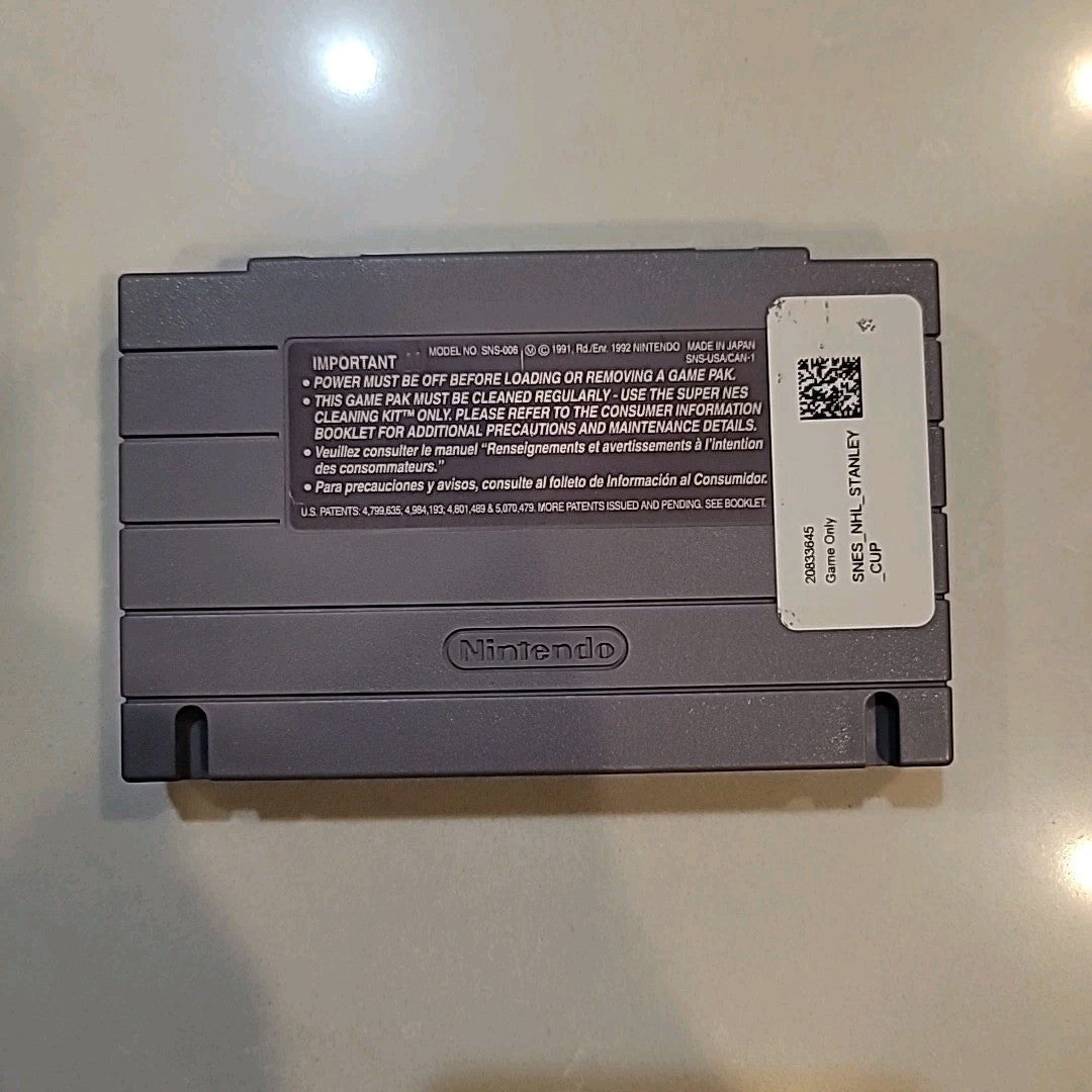 NHL Stanley Cup SNES Super Nintendo Complete CIB