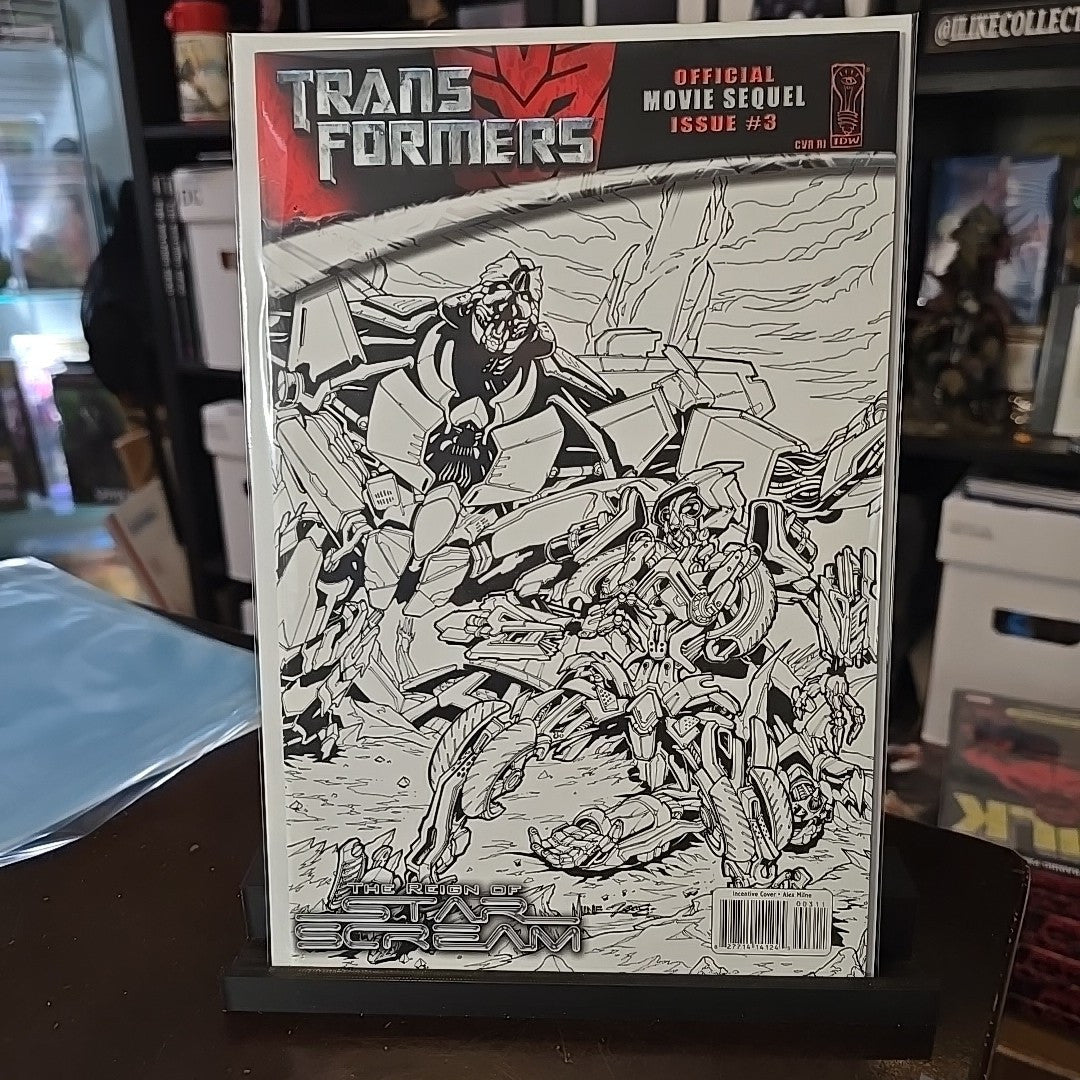 Transformers REIGN STARSCREAM #2 RI-A 1:10 IDW Comics 2008 Movie Sequel 2RIA