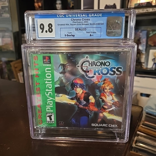 Chrono Cross SONY PLAYSTATION 1 BRAND NEW SEALED PS1 CGC Graded 9.8 A++ Greatest