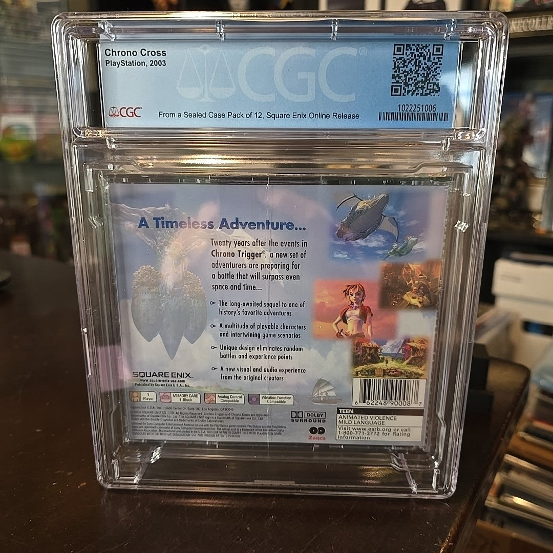 Chrono Cross SONY PLAYSTATION 1 BRAND NEW SEALED PS1 CGC Graded 9.8 A++ Greatest