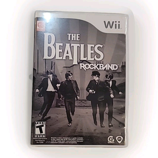 Beatles Rock Band Nintendo Wii Video Game 2007 Music Tested w/ Manual. CIB.