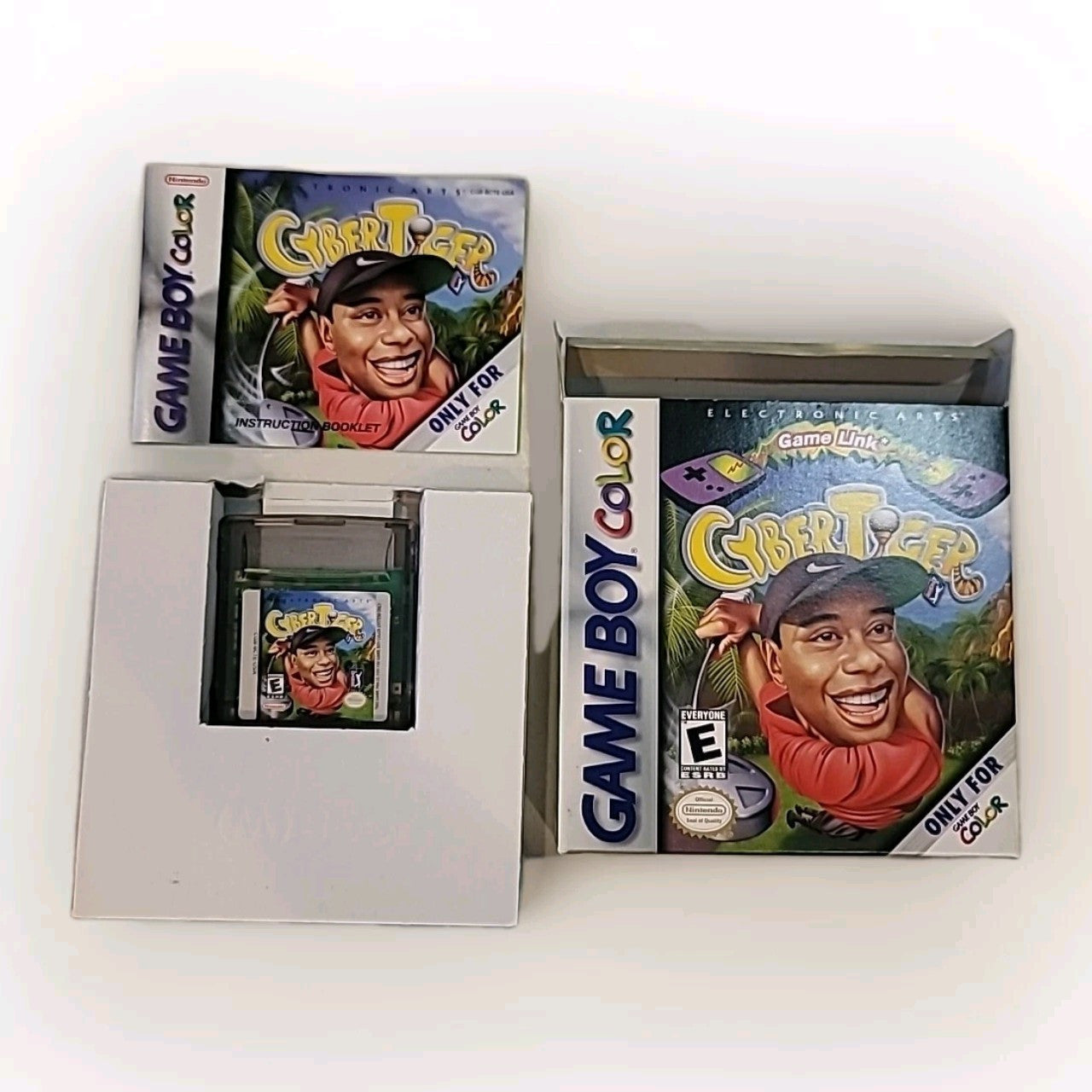 CyberTiger (Nintendo Game Boy Color, 2000) CIB
