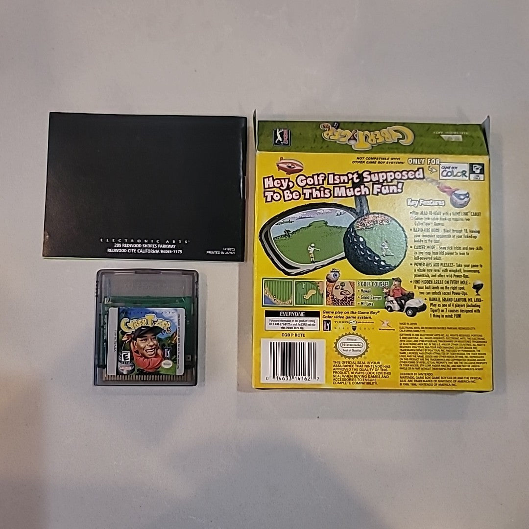 CyberTiger (Nintendo Game Boy Color, 2000) CIB