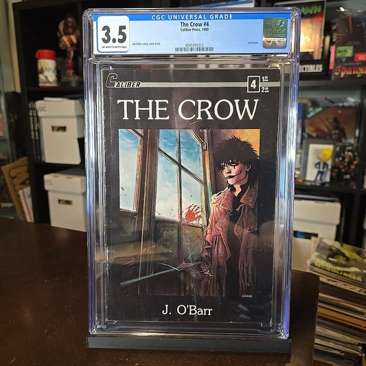 THE CROW 4 CGC 3.5 OW White Pages Last Issue 1989 Caliber Press RARE!