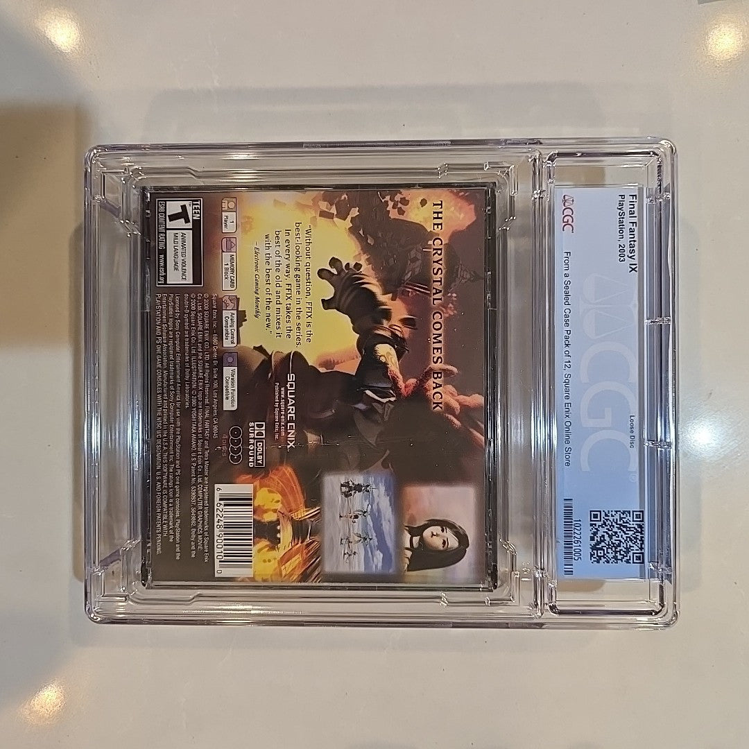 Final Fantasy IX FF9 Greatest Hits PlayStation 1 Sealed CGC WATA Graded 10 A++