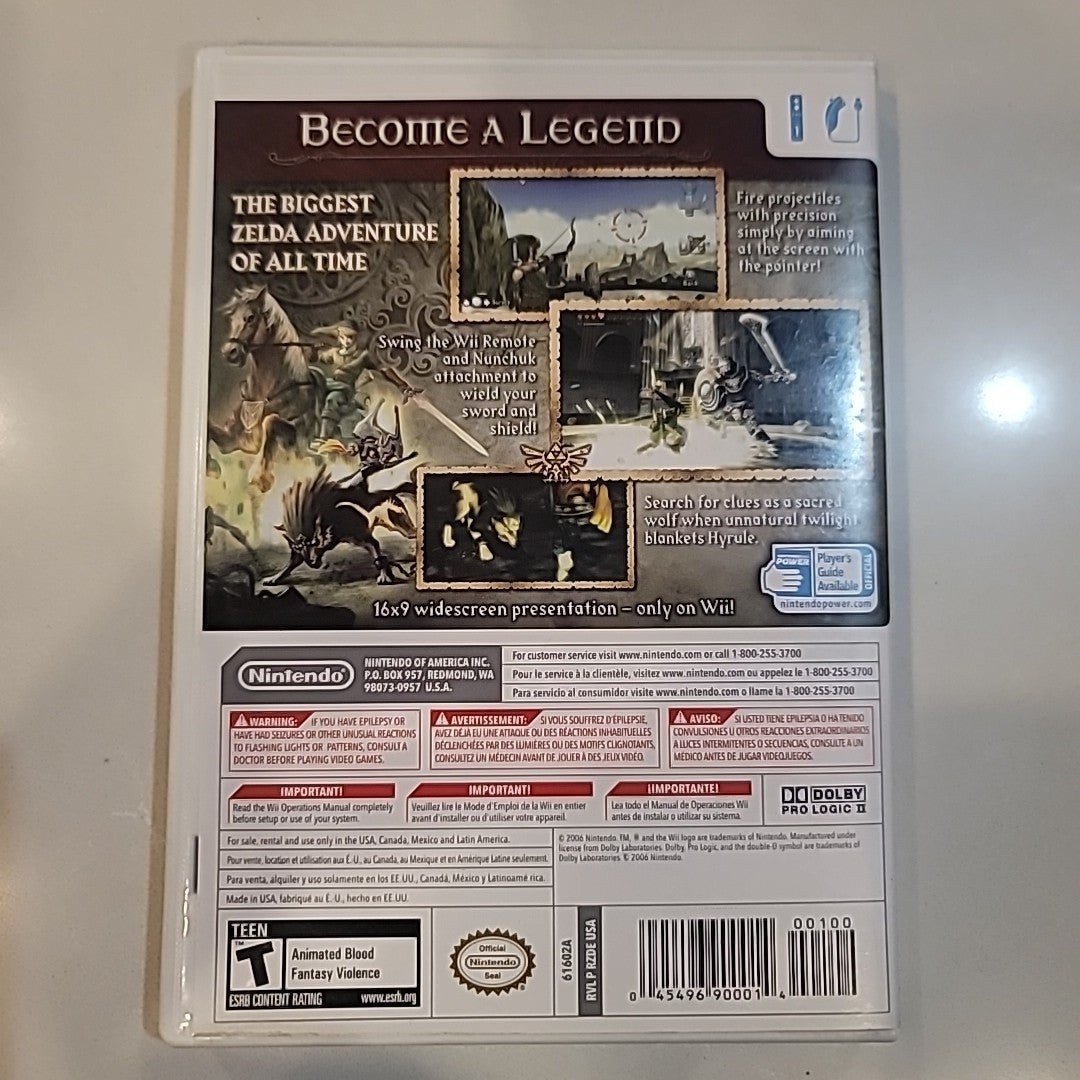 The Legend of Zelda: Twilight Princess (Nintendo Wii, 2006) Complete CIB Tested
