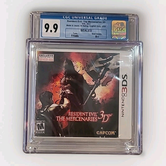 Resident Evil Mercenaries - Nintendo 3DS - CGC 9.9 A++