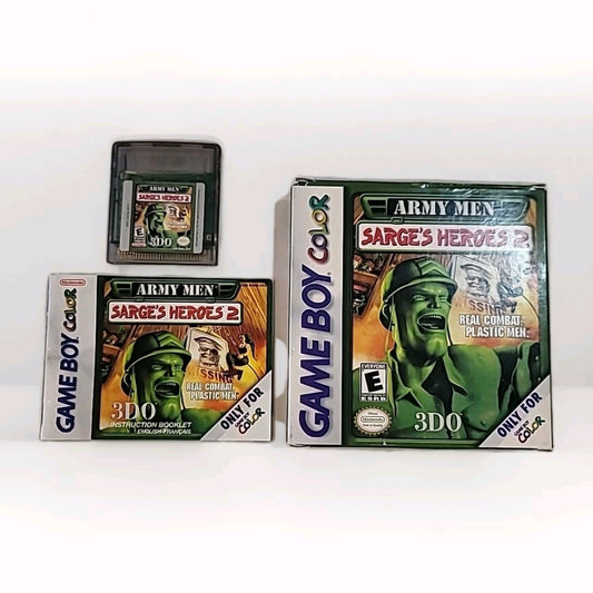 Army Men Sarge's Heroes 2 Game Boy Color, Tested, Very Good Cond