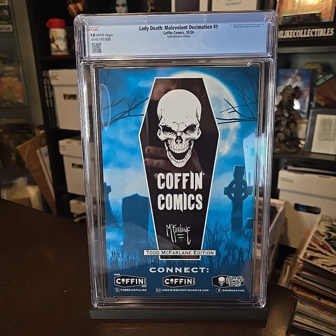 Lady Death: Malevolent Decimation #1 Todd McFarlane Variant CGC 9.8