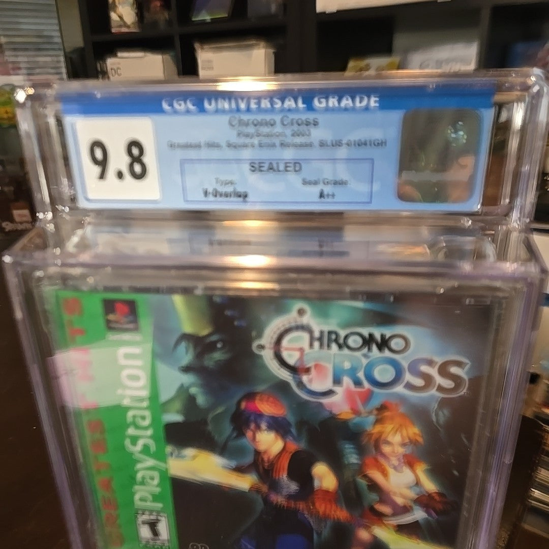 Chrono Cross SONY PLAYSTATION 1 BRAND NEW SEALED PS1 CGC Graded 9.8 A++ Greatest
