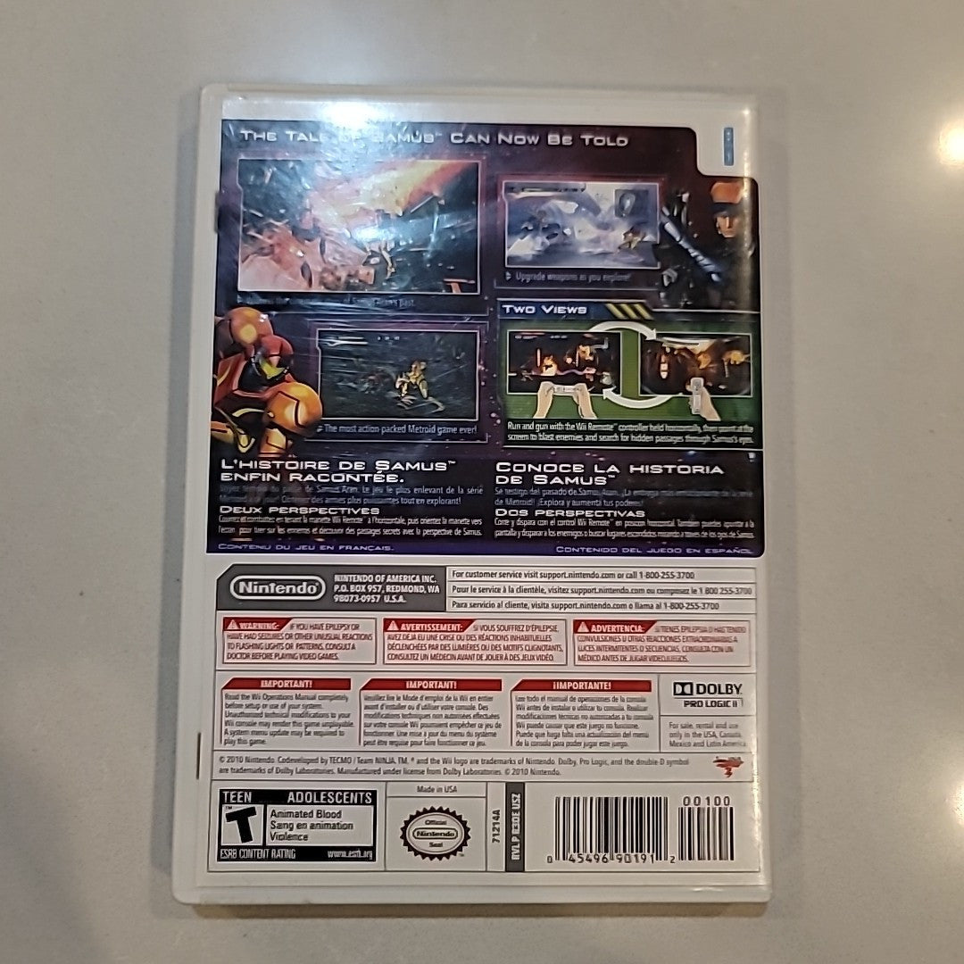 Metroid: Other M (Nintendo Wii) Complete in Box CIB - Tested Authentic