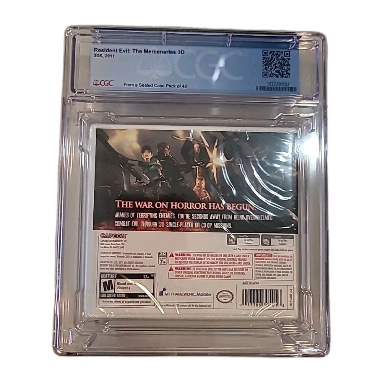 Resident Evil Mercenaries - Nintendo 3DS - CGC 9.9 A++