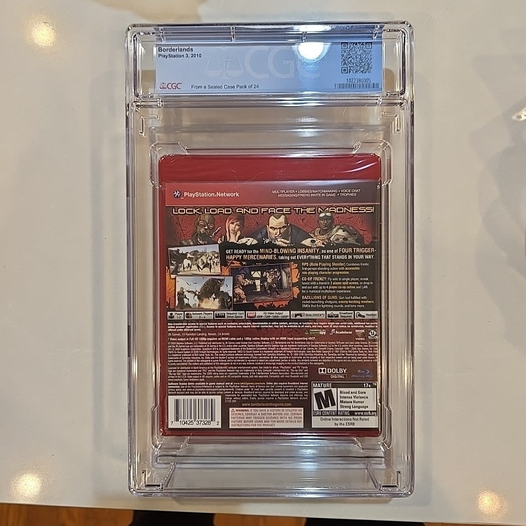 Borderlands (Sony PlayStation 3, 2009) - CGC Graded 9.9 A++
